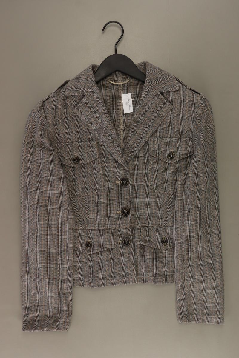 Steilmann Kurzjacke Gr. 40 grau aus Baumwolle