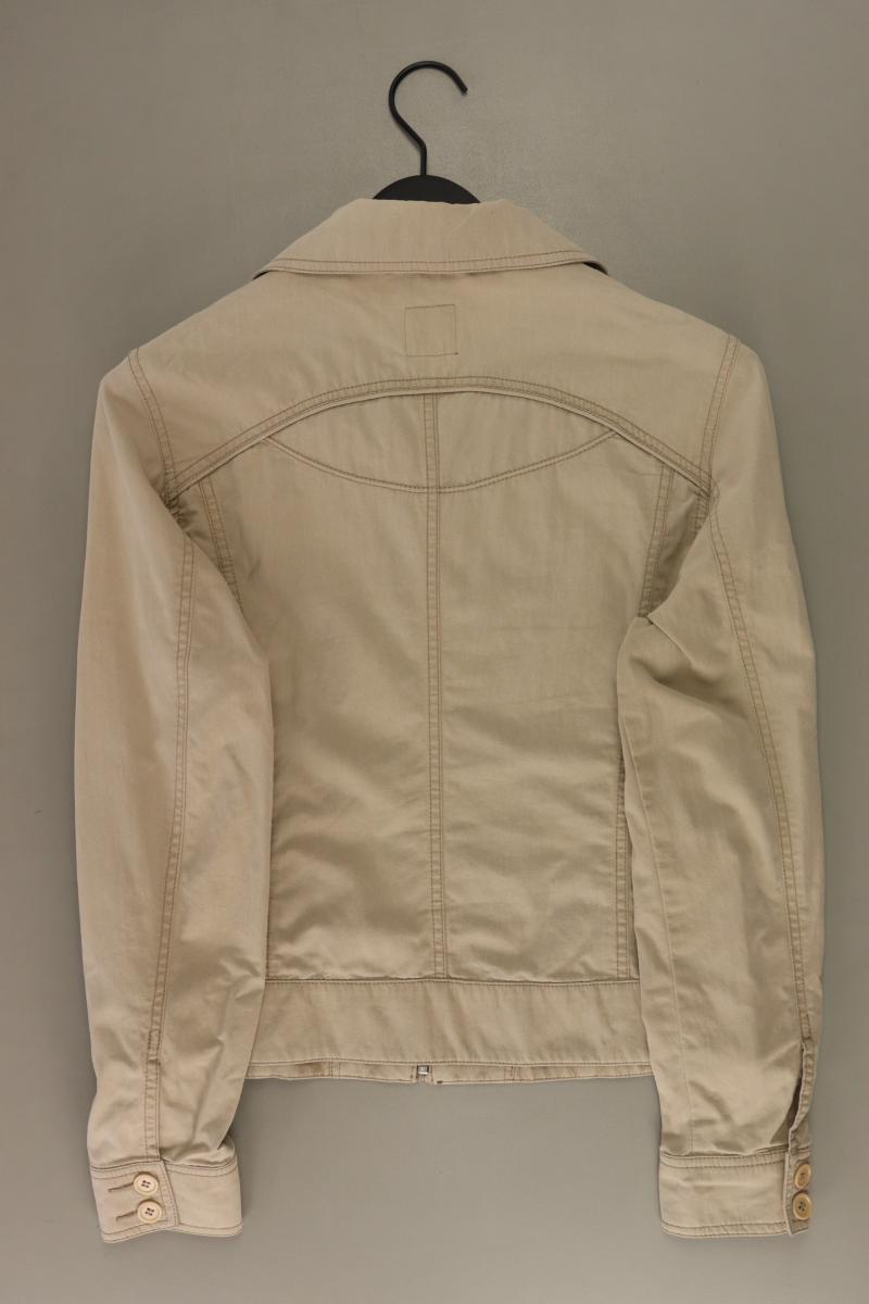 Esprit Übergangsjacke Gr. M creme aus Baumwolle
