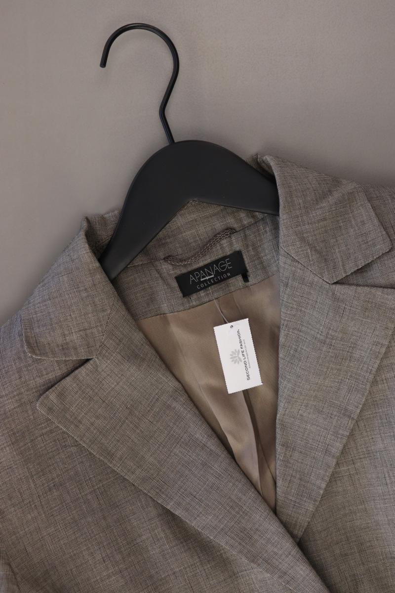 Apanage Collection Classic Blazer Gr. 42 grau aus Baumwolle