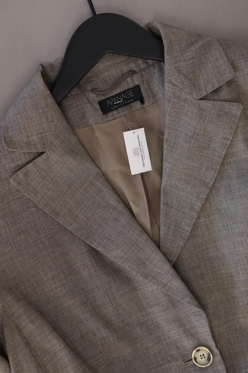 Apanage Collection Classic Blazer Gr. 42 grau aus Baumwolle