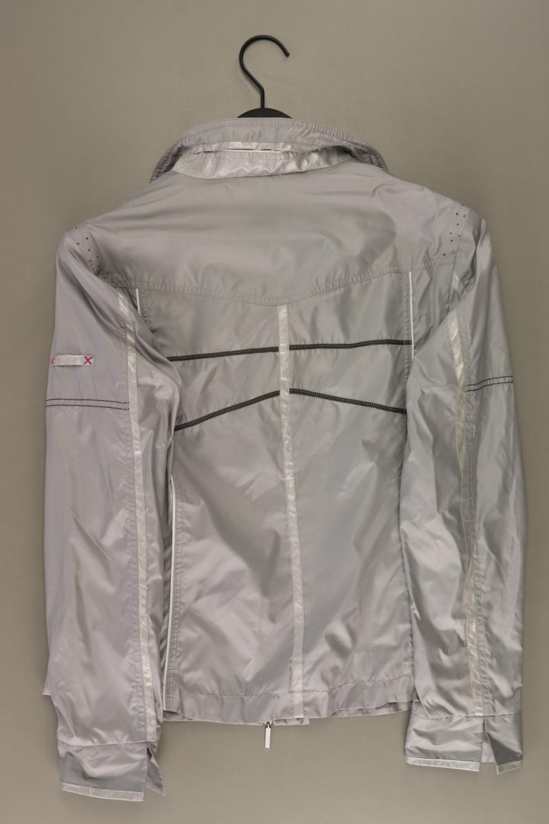 Tom Crown Übergangsjacke Gr. 38 silber aus Polyester