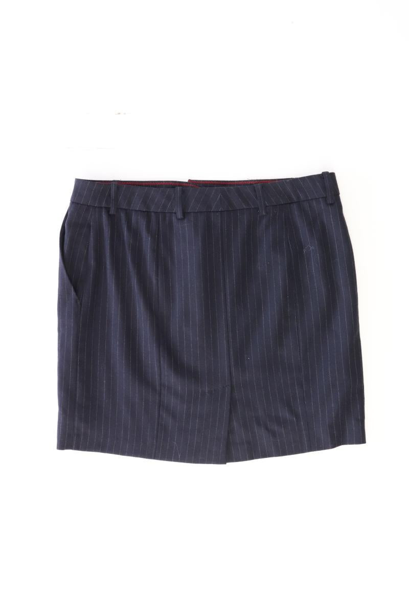 Marc O'Polo Wollrock Gr. 36 gestreift blau aus Schurwolle