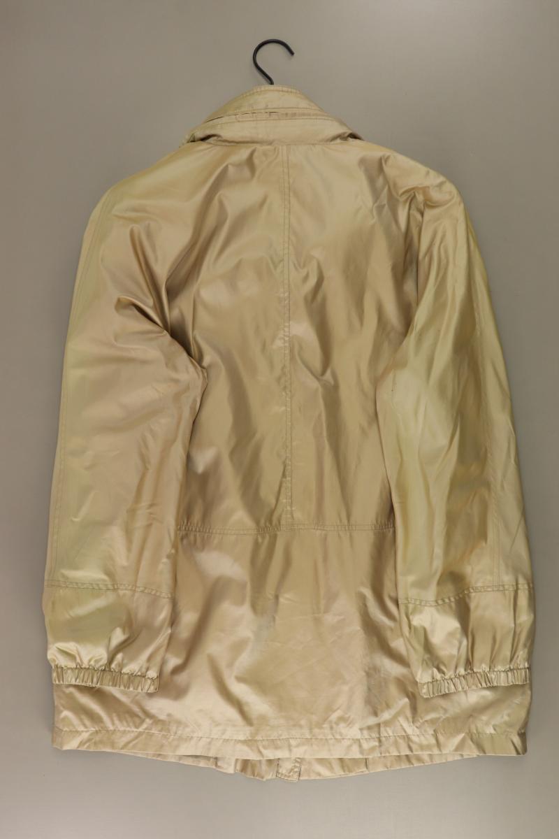 Lange Jacke Gr. 44 creme aus Polyester