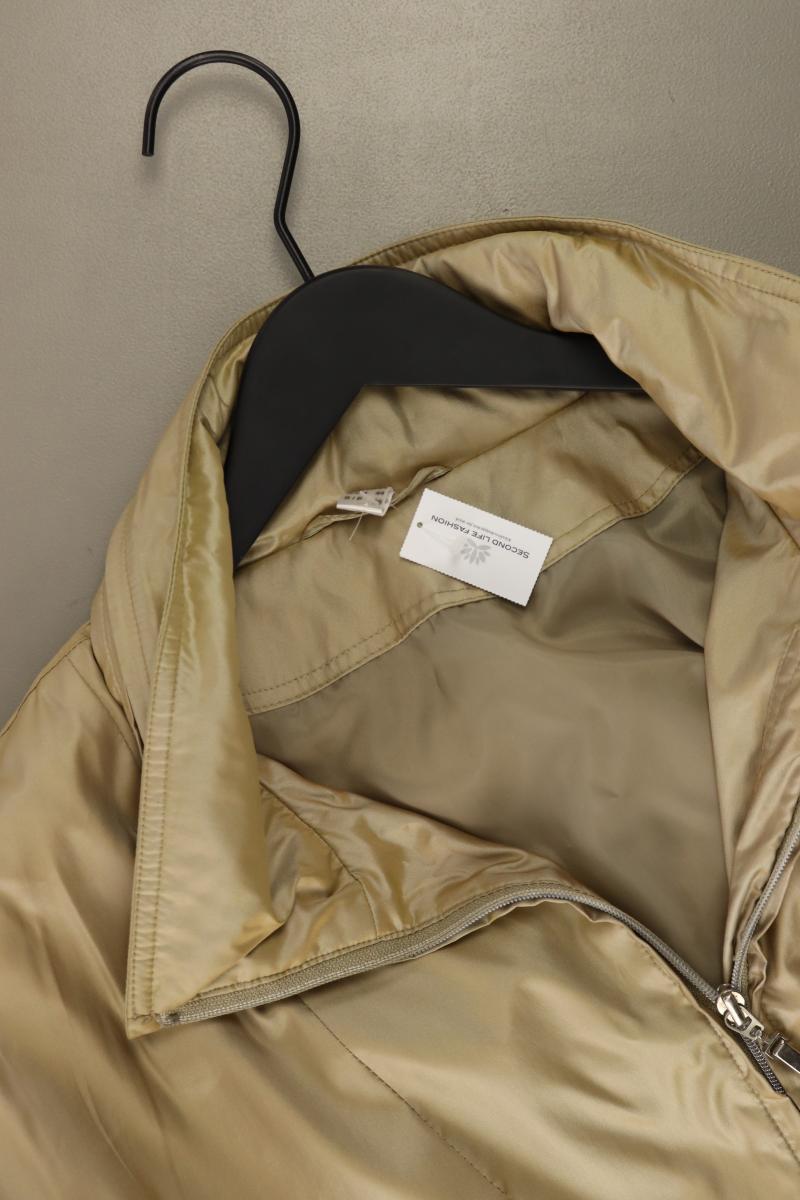 Lange Jacke Gr. 44 creme aus Polyester