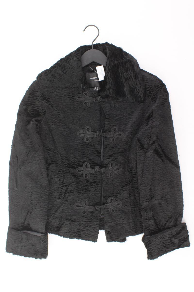 Bandolera Kunstfelljacke Gr. 40 schwarz aus Polyester