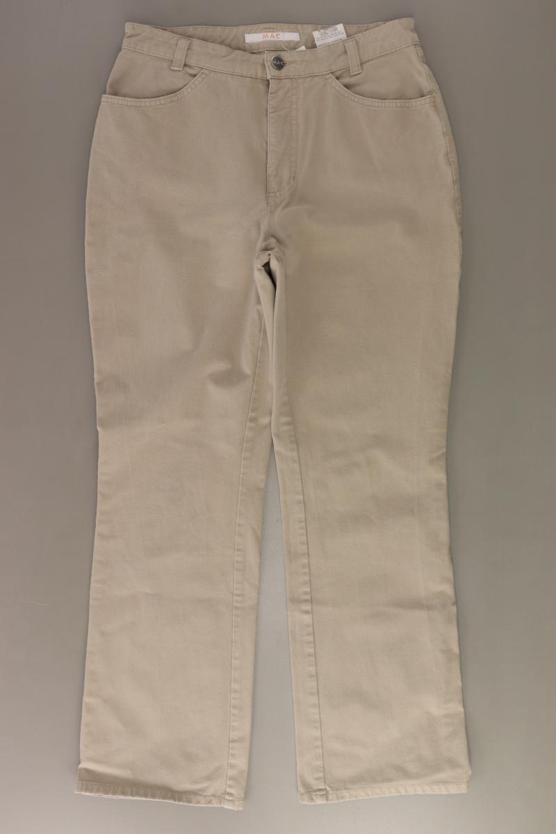 MAC Hose Gr. 38/L28 braun aus Baumwolle