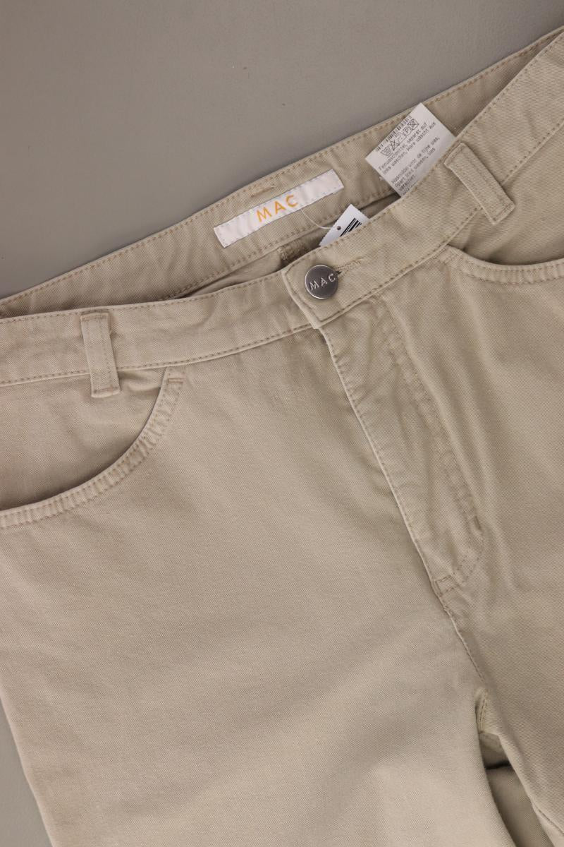 MAC Hose Gr. 38/L28 braun aus Baumwolle
