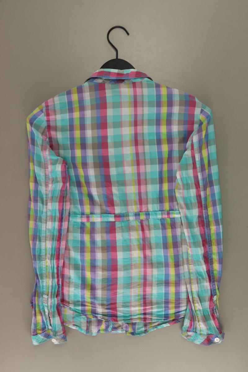 edc by Esprit Karobluse Gr. XS kariert Langarm mehrfarbig aus Baumwolle