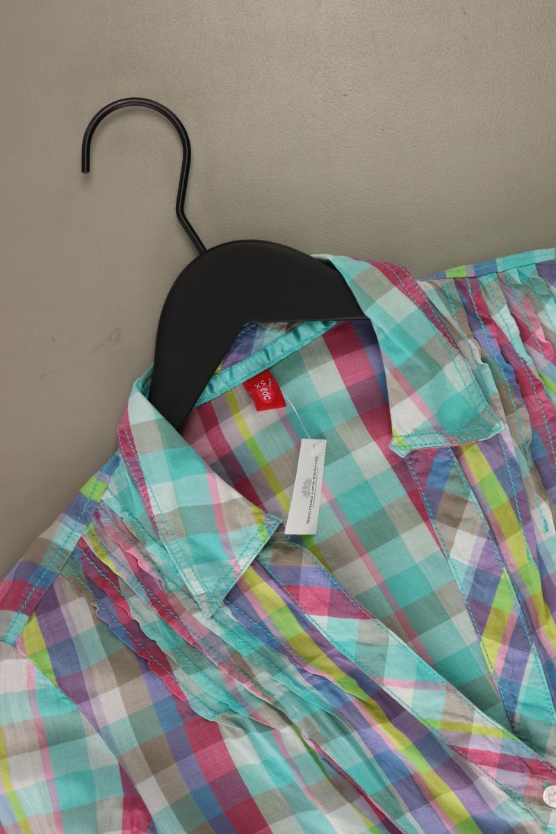 edc by Esprit Karobluse Gr. XS kariert Langarm mehrfarbig aus Baumwolle