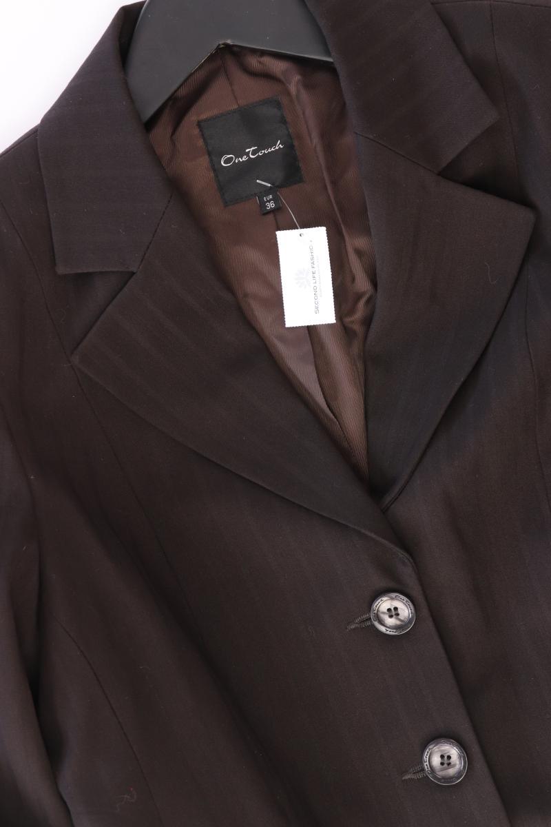 one touch Classic Blazer Gr. 36 braun aus Polyester