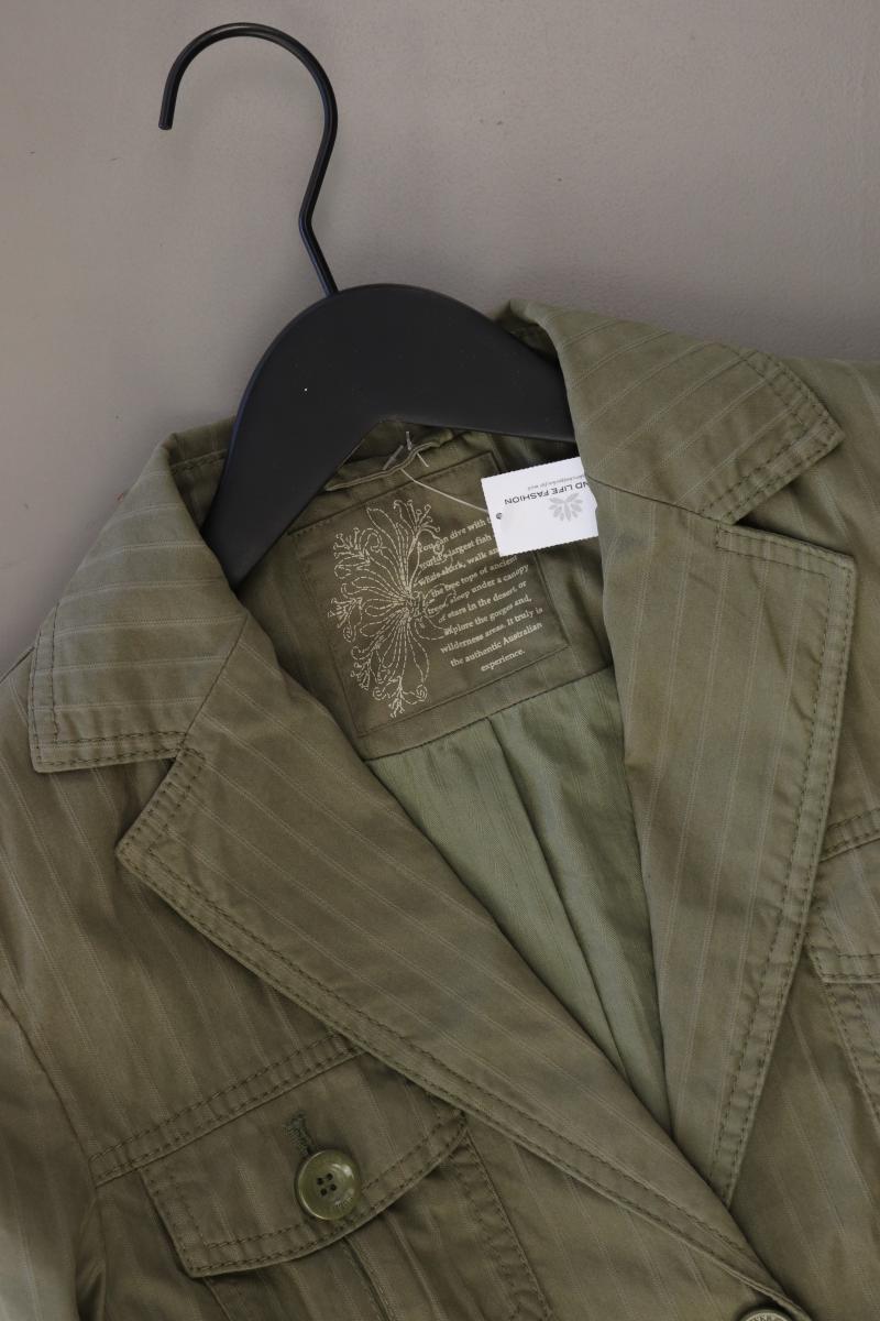 s.Oliver Classic Blazer Gr. 36 olivgrün aus Baumwolle
