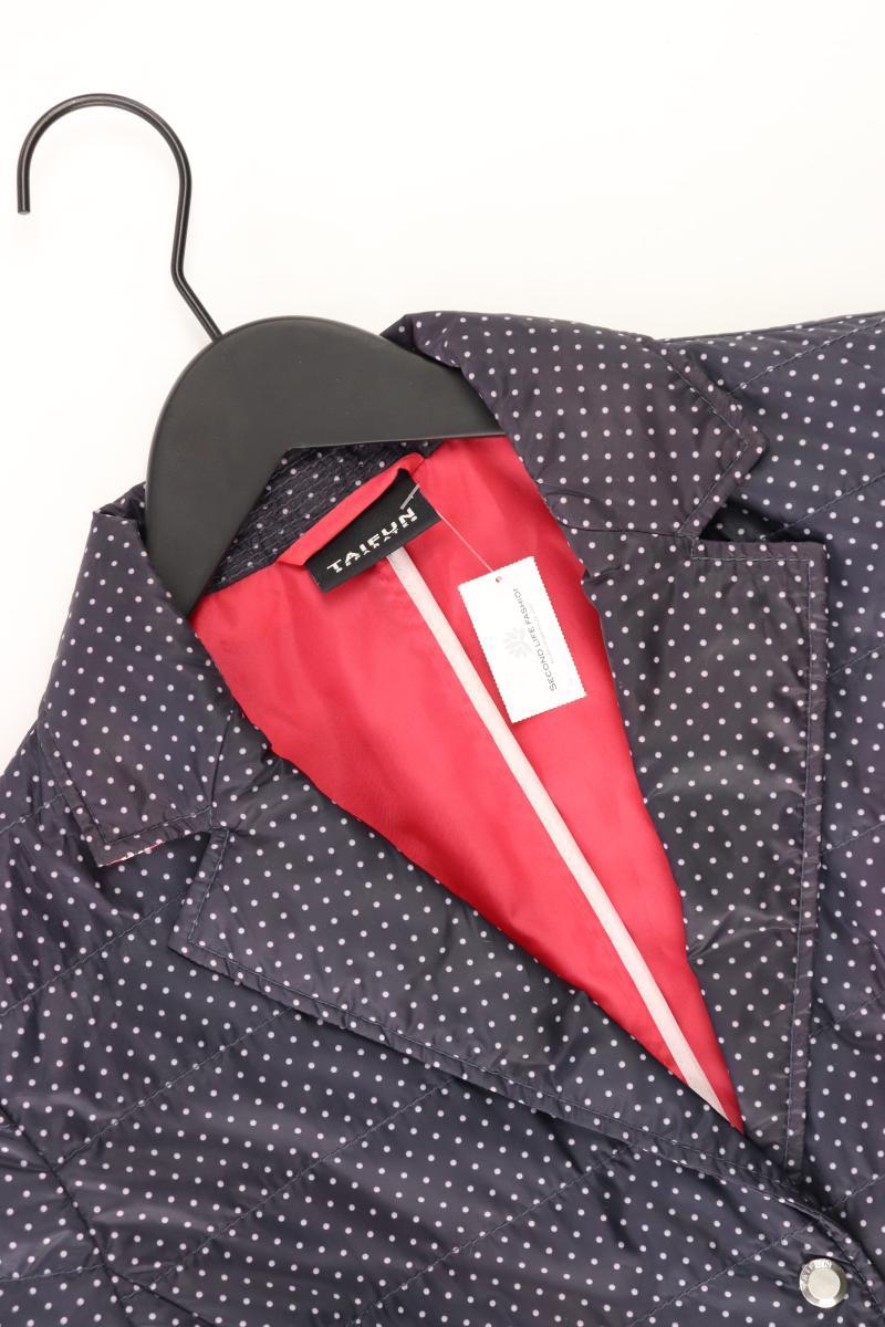 Taifun Übergangsjacke Gr. 38 gepunktet blau
