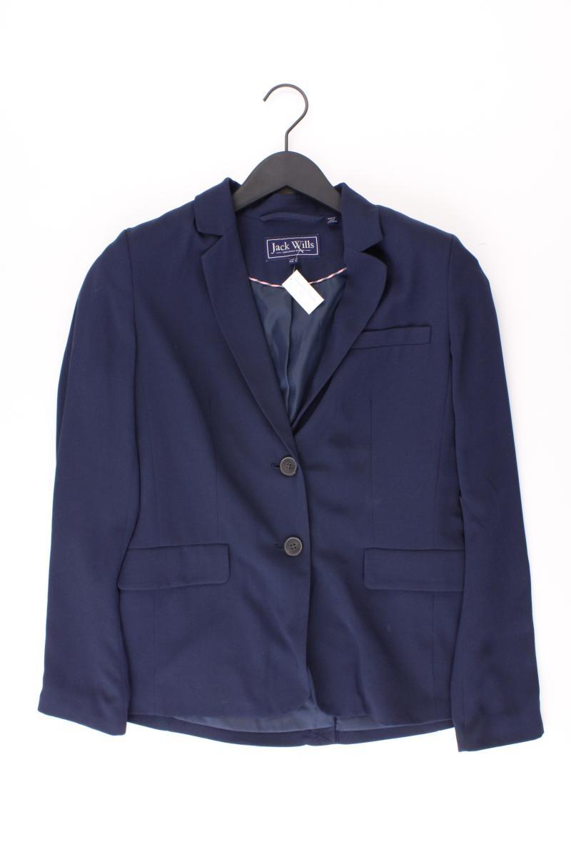 Jack Wills Blazer Gr. US 6 (M) blau aus Polyester