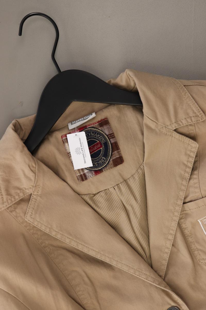 Street One Classic Blazer Gr. 38 braun aus Baumwolle
