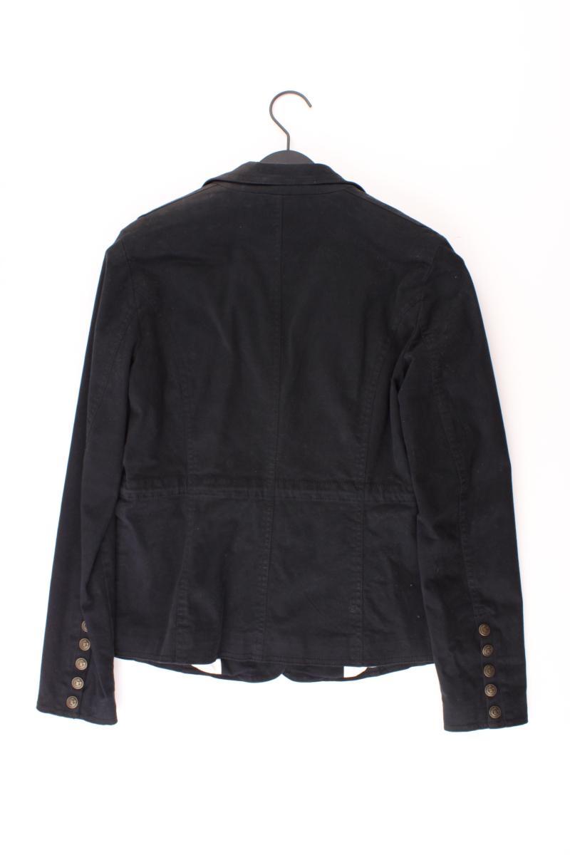Esprit Übergangsjacke Gr. 38 schwarz aus Baumwolle