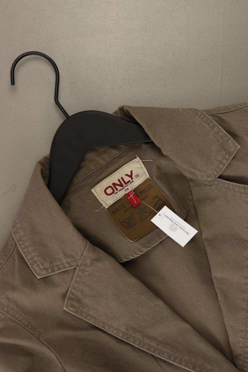 Only Übergangsjacke Gr. 38 braun aus Baumwolle