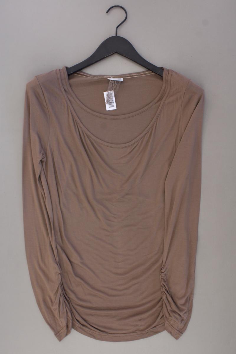 Street One Longsleeve-Shirt Gr. 38 Langarm braun aus Viskose