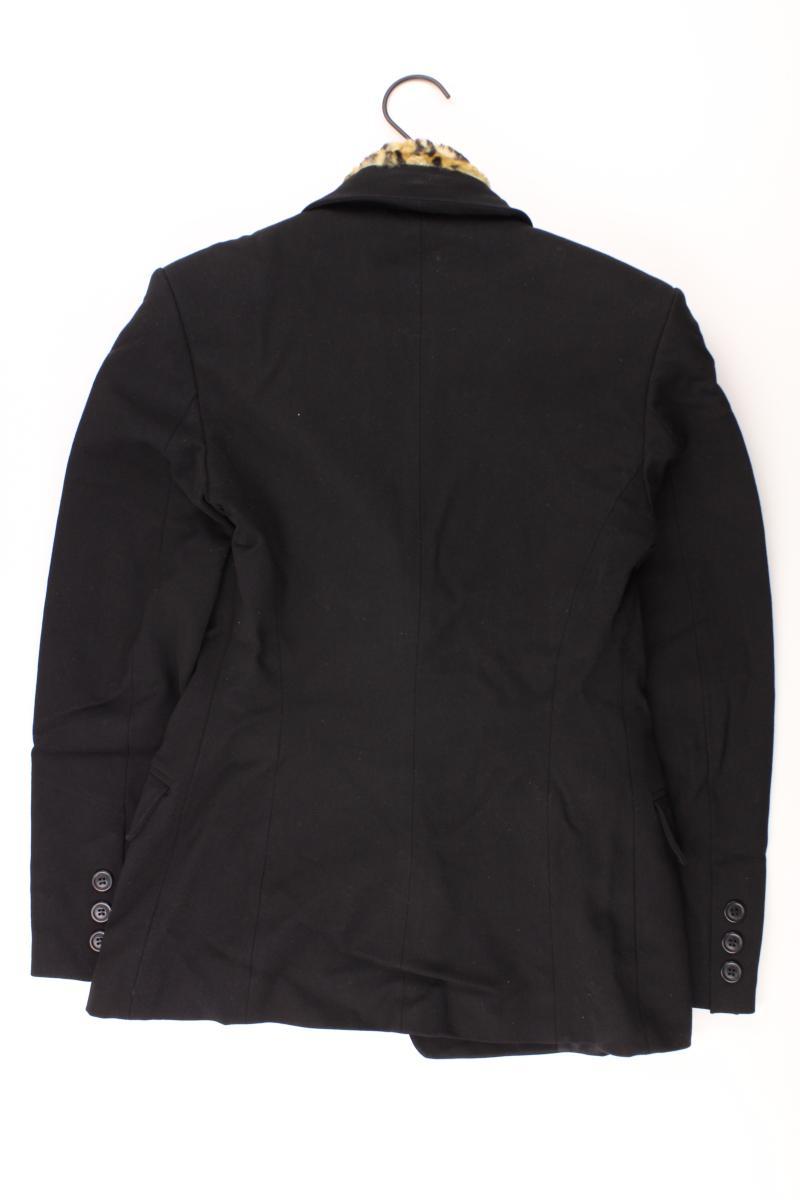 Blazer Gr. 34 schwarz aus Viskose
