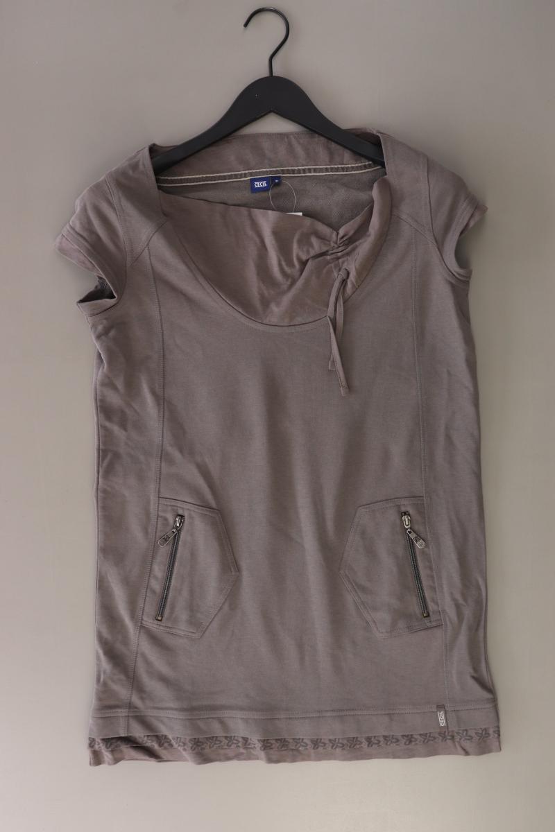 Cecil Cargokleid Gr. S Kurzarm grau aus Baumwolle