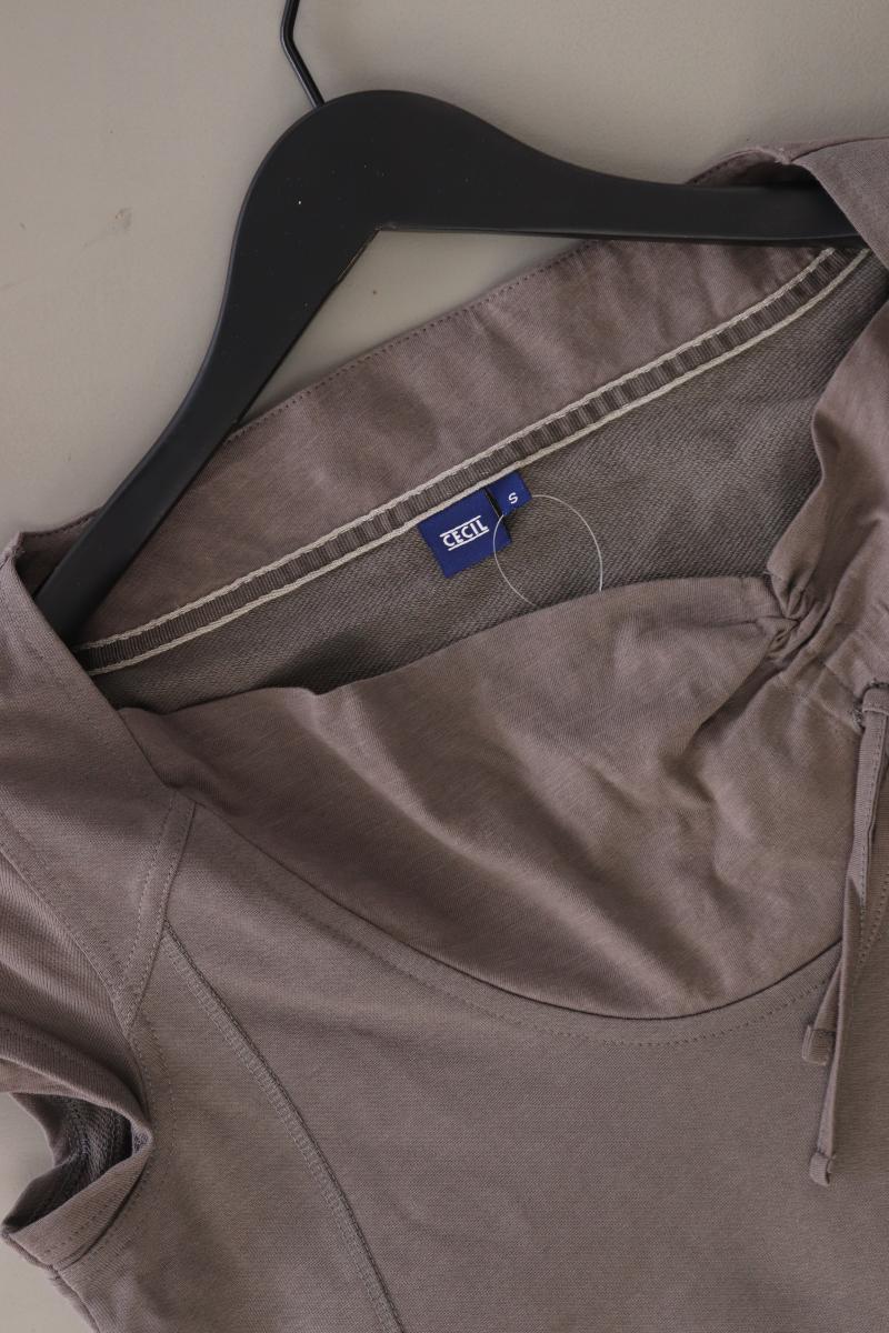 Cecil Cargokleid Gr. S Kurzarm grau aus Baumwolle