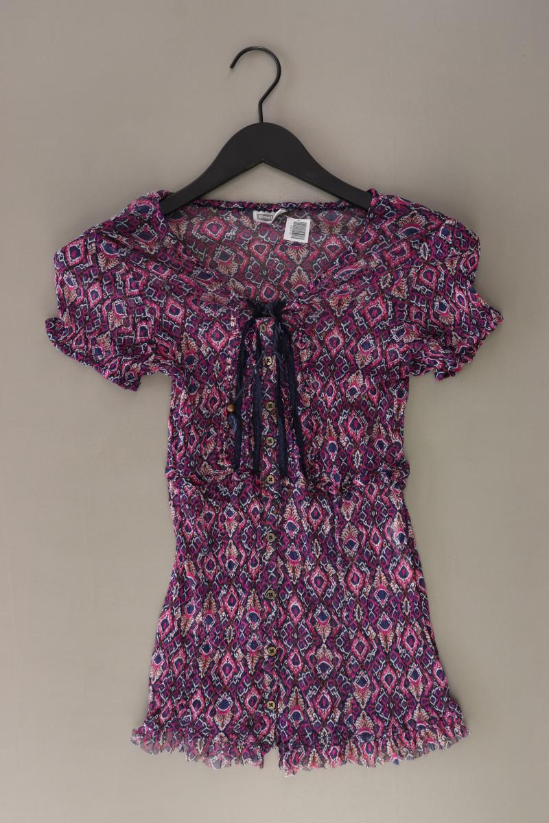 Street One Kurzarmbluse Gr. 36 lila aus Polyester