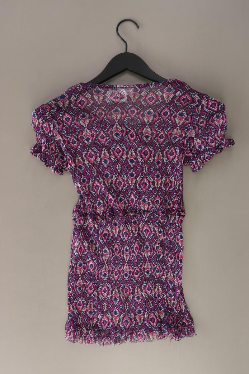 Street One Kurzarmbluse Gr. 36 lila aus Polyester