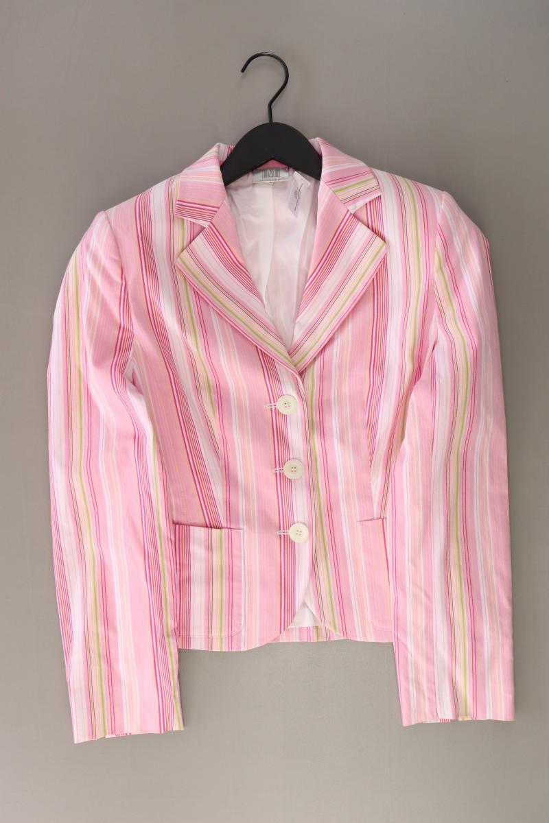 Madeleine Classic Blazer Gr. 36 gestreift Vintage rosa aus Baumwolle