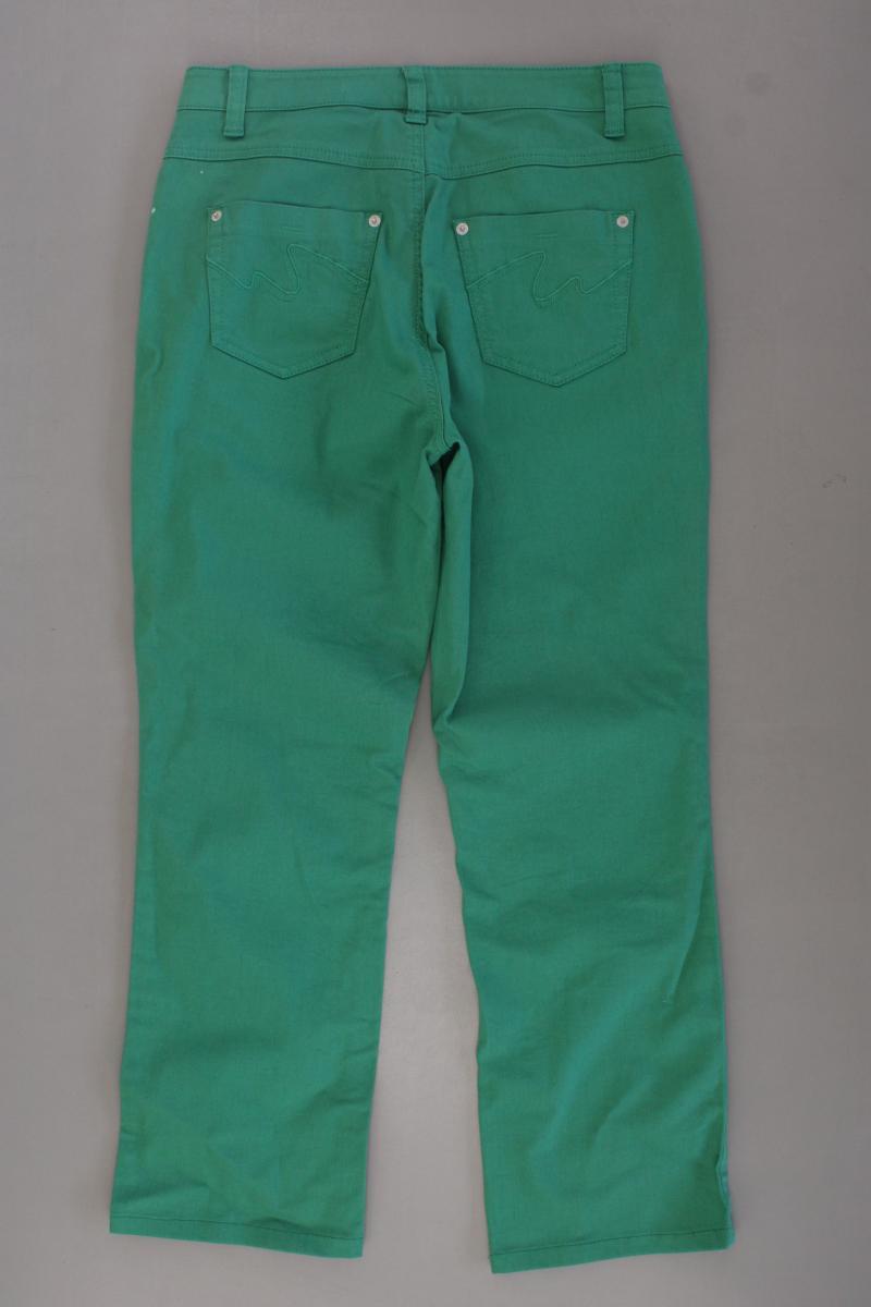 Oui Five-Pocket-Hose Gr. 40 grün aus Baumwolle