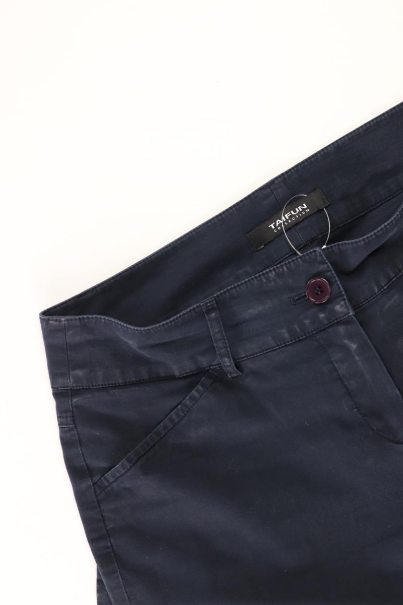 Taifun Hose Gr. 38 blau aus Baumwolle
