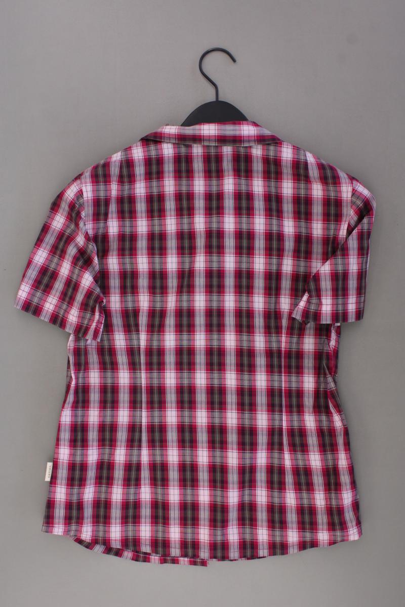Jack Wolfskin Karobluse Gr. S kariert Kurzarm pink aus Baumwolle