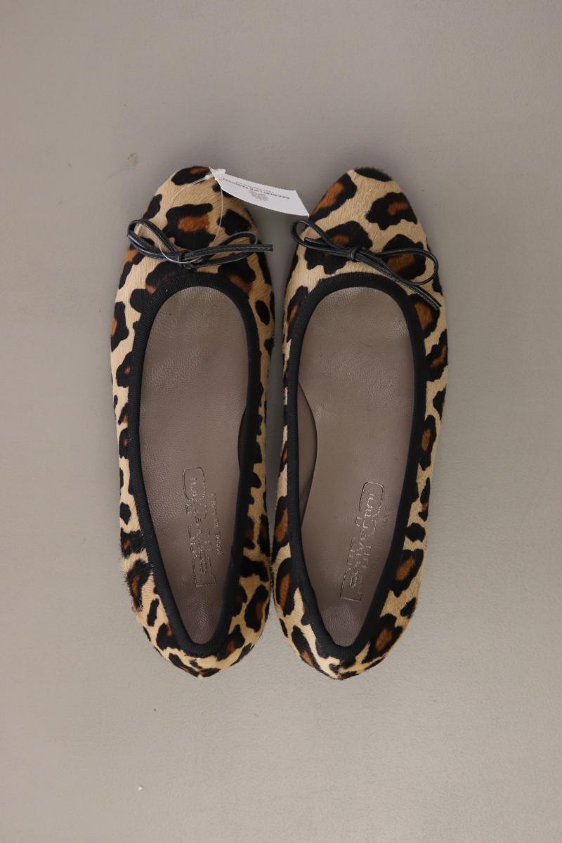 Pino Convertini Pumps Gr. 36 mit Tierdruck neuwertig braun