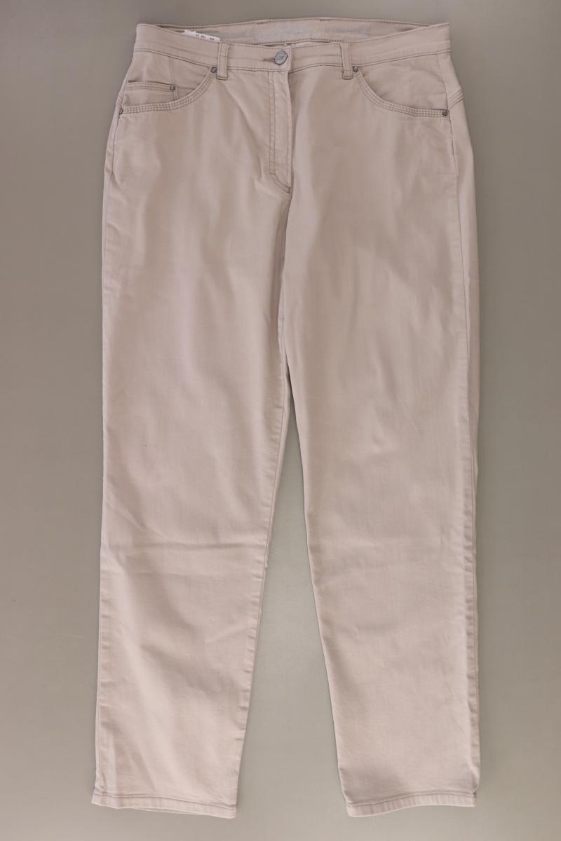 Brax Straight Jeans Gr. Kurzgröße 40 creme aus Baumwolle