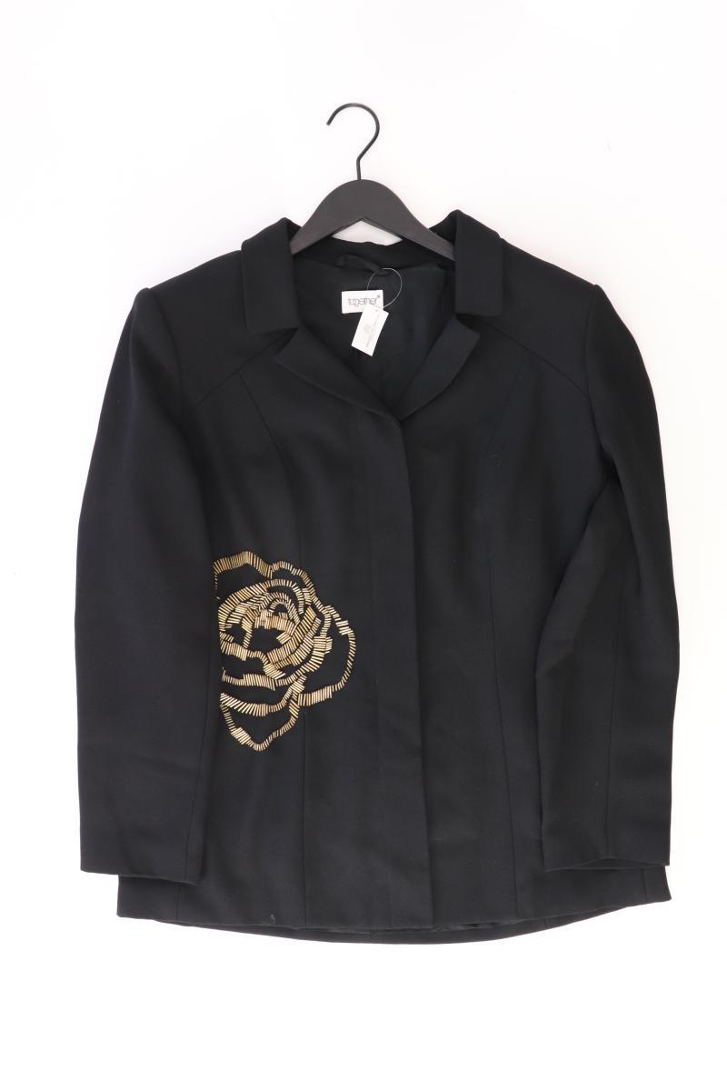 TOGETHER Longblazer Gr. 44 Vintage schwarz aus Polyester