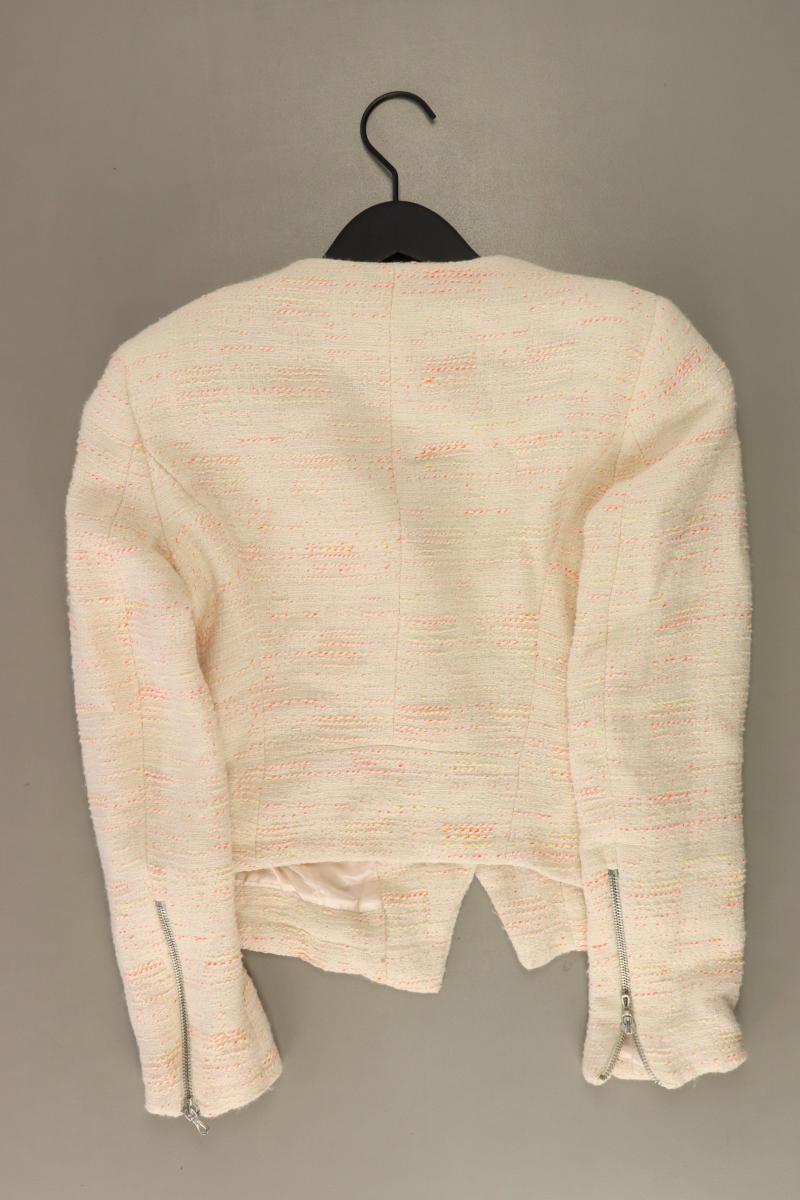 Zara Bouclé Jacke Gr. XS creme