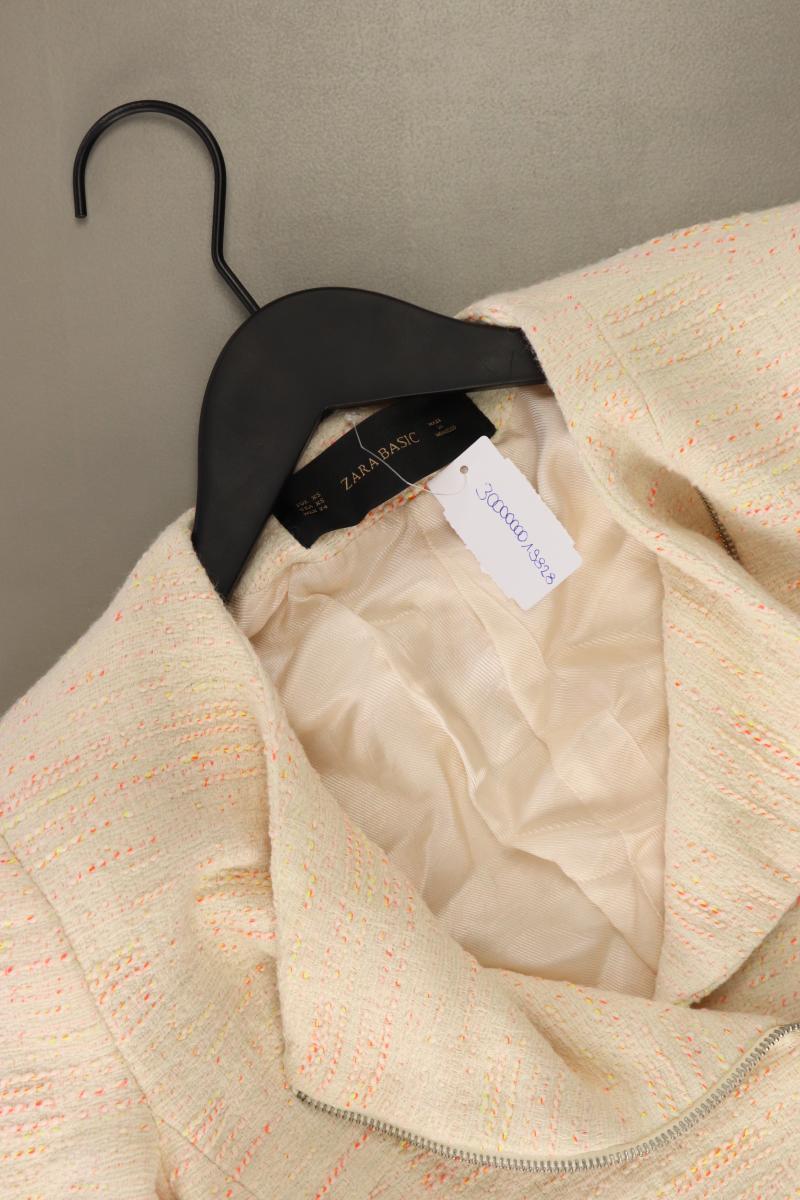 Zara Bouclé Jacke Gr. XS creme