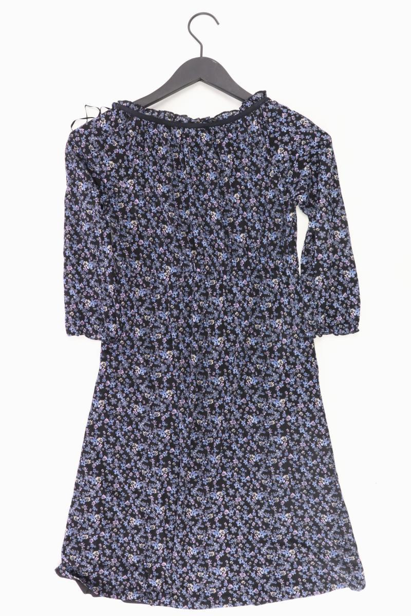 Esprit Chiffonkleid Gr. XS 3/4 Ärmel blau aus Polyamid