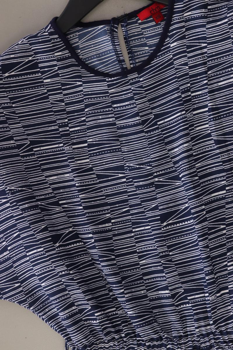 chm Kurzarmkleid Gr. XS blau aus Polyester