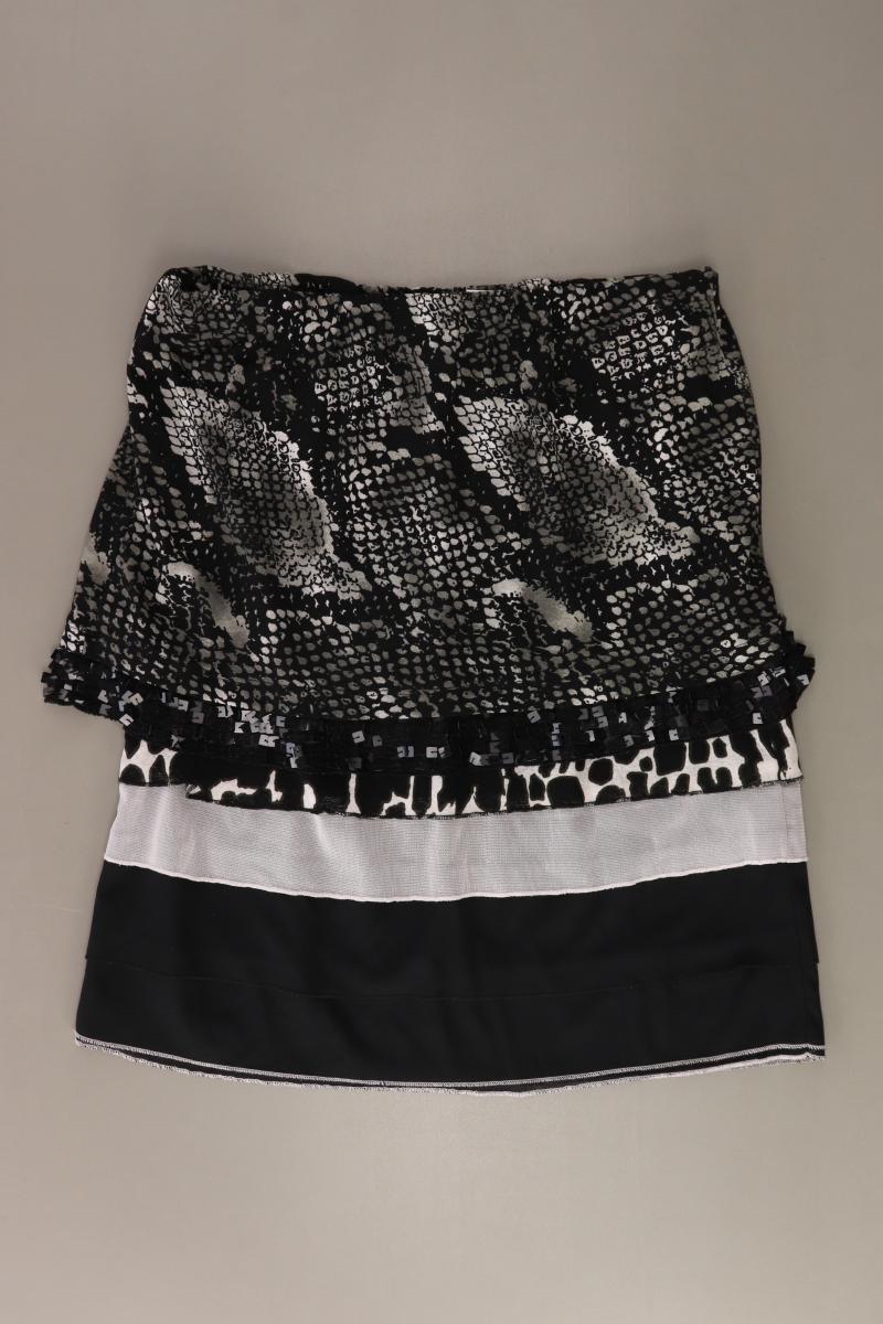Heine Stretchrock Gr. 38 mit Pailletten schwarz aus Polyester