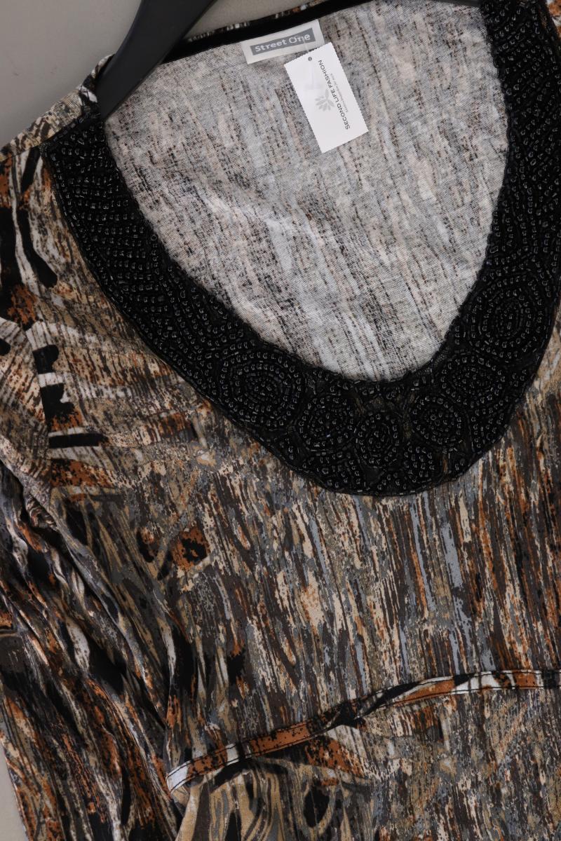 Street One Longsleeve-Shirt Gr. 38 Langarm mit Pailletten mehrfarbig aus Viskose