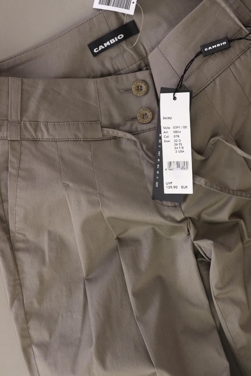 Cambio Chinohose Gr. 32 neu mit Etikett Neupreis: 139,9€! grau aus Baumwolle