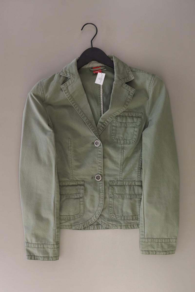 Esprit Classic Blazer Gr. 36 olivgrün aus Baumwolle