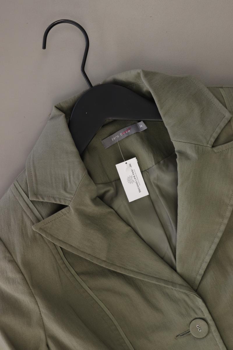 Zero Regular Blazer Gr. 34 Vintage olivgrün aus Polyamid