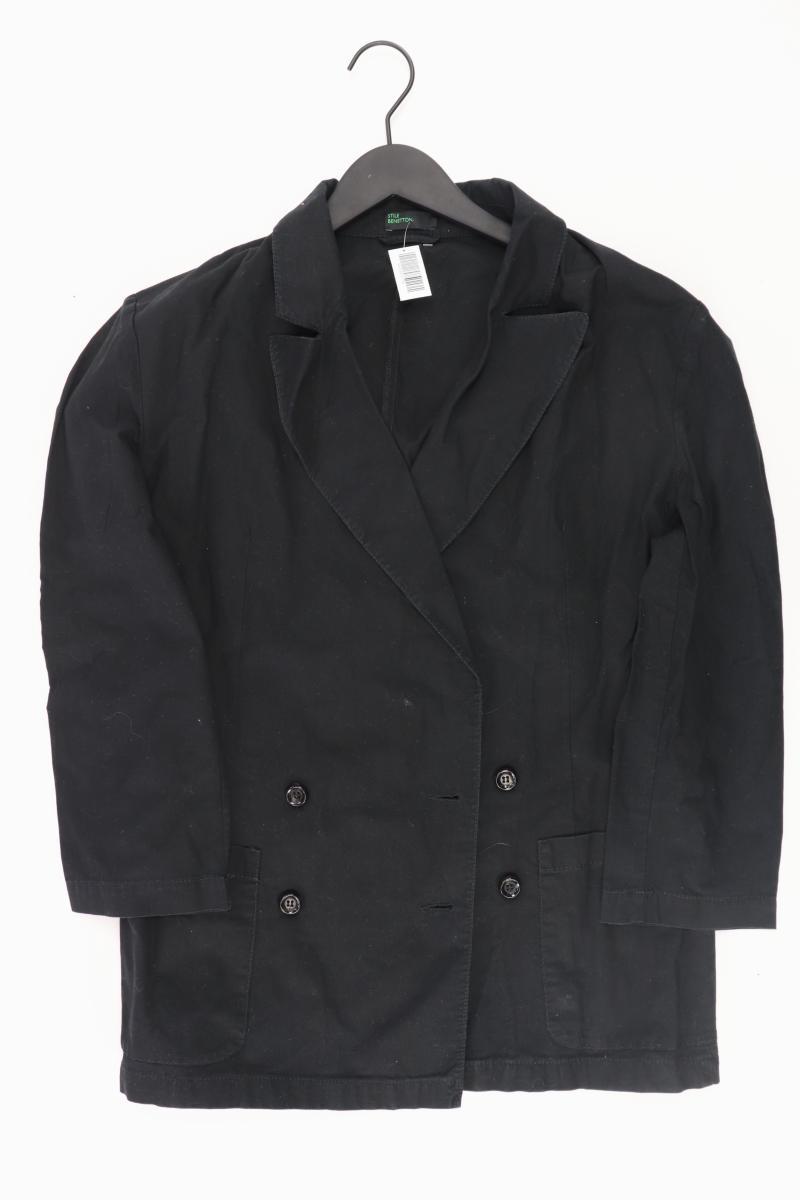 Benetton Mantel Gr. 46 schwarz
