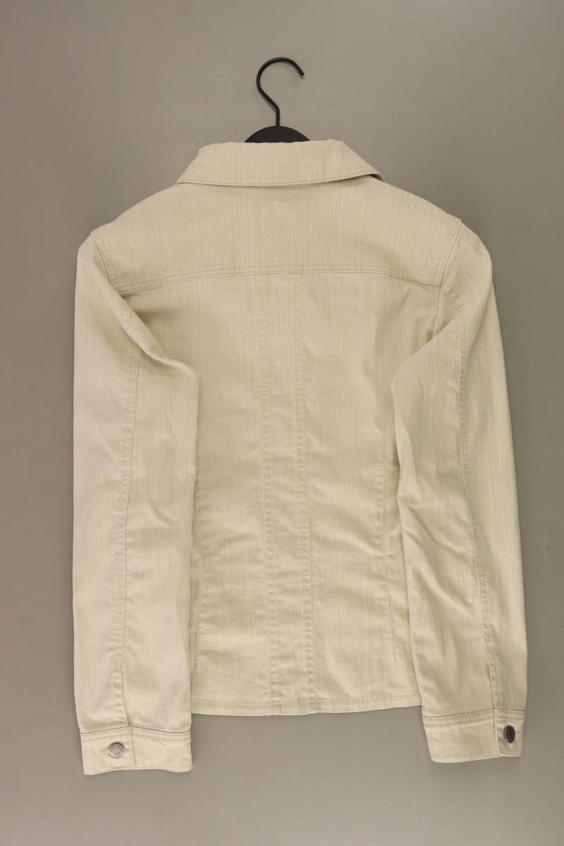 MAC Jeansjacke Gr. S creme aus Baumwolle