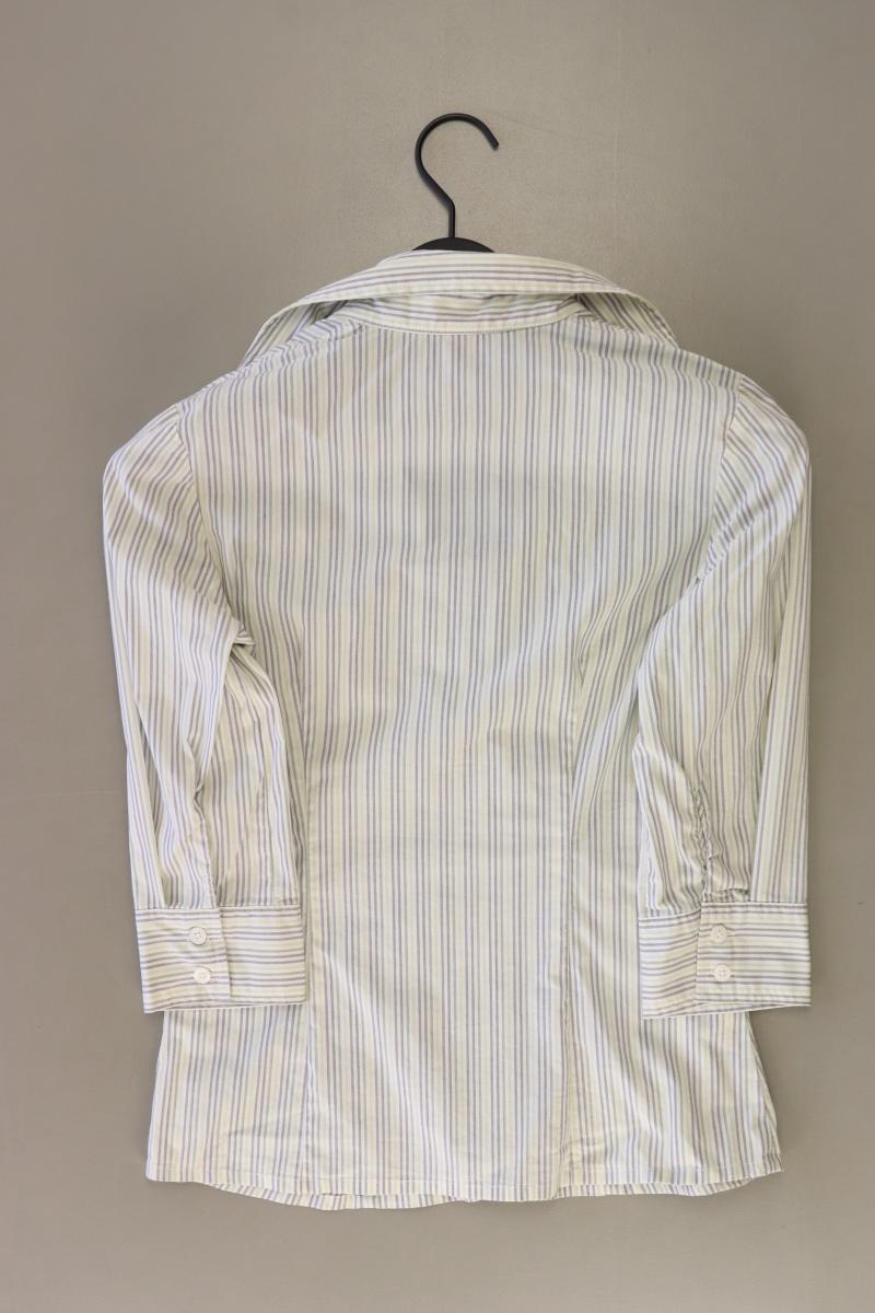 s.Oliver Regular Bluse Gr. 34 gestreift 3/4 Ärmel Vintage creme aus Baumwolle