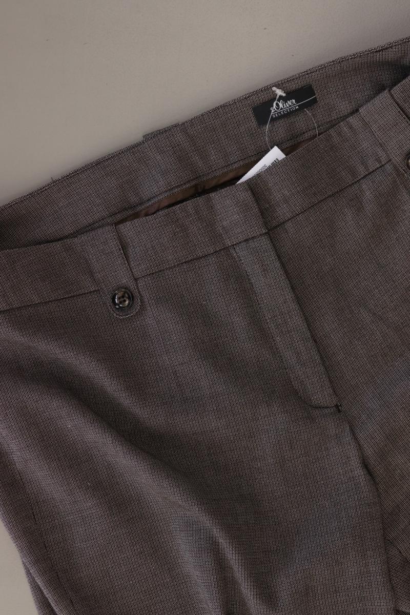 s.Oliver Selection Anzughose Gr. 38 braun aus Viskose