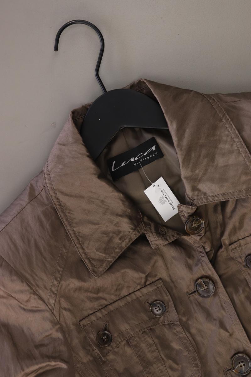 Luca di Firenze Übergangsjacke Gr. 36 neuwertig Vintage braun aus Baumwolle