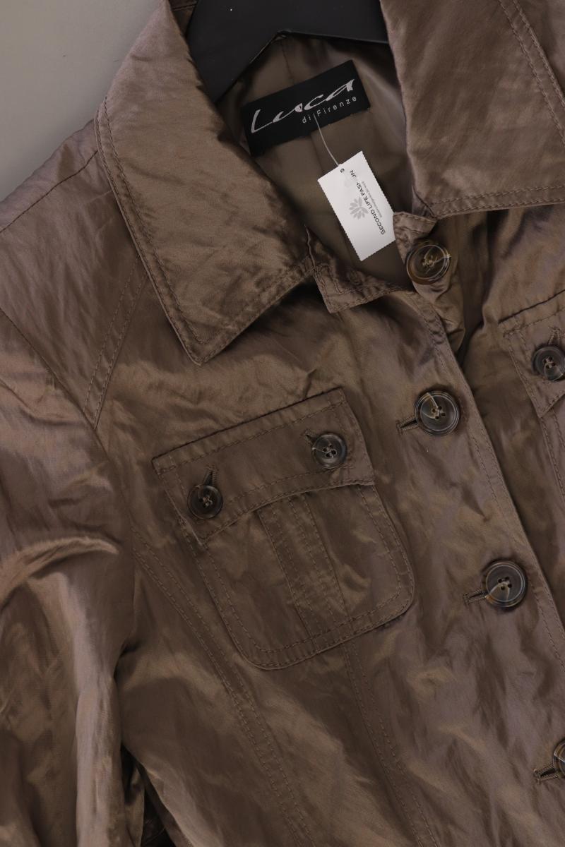 Luca di Firenze Übergangsjacke Gr. 36 neuwertig Vintage braun aus Baumwolle