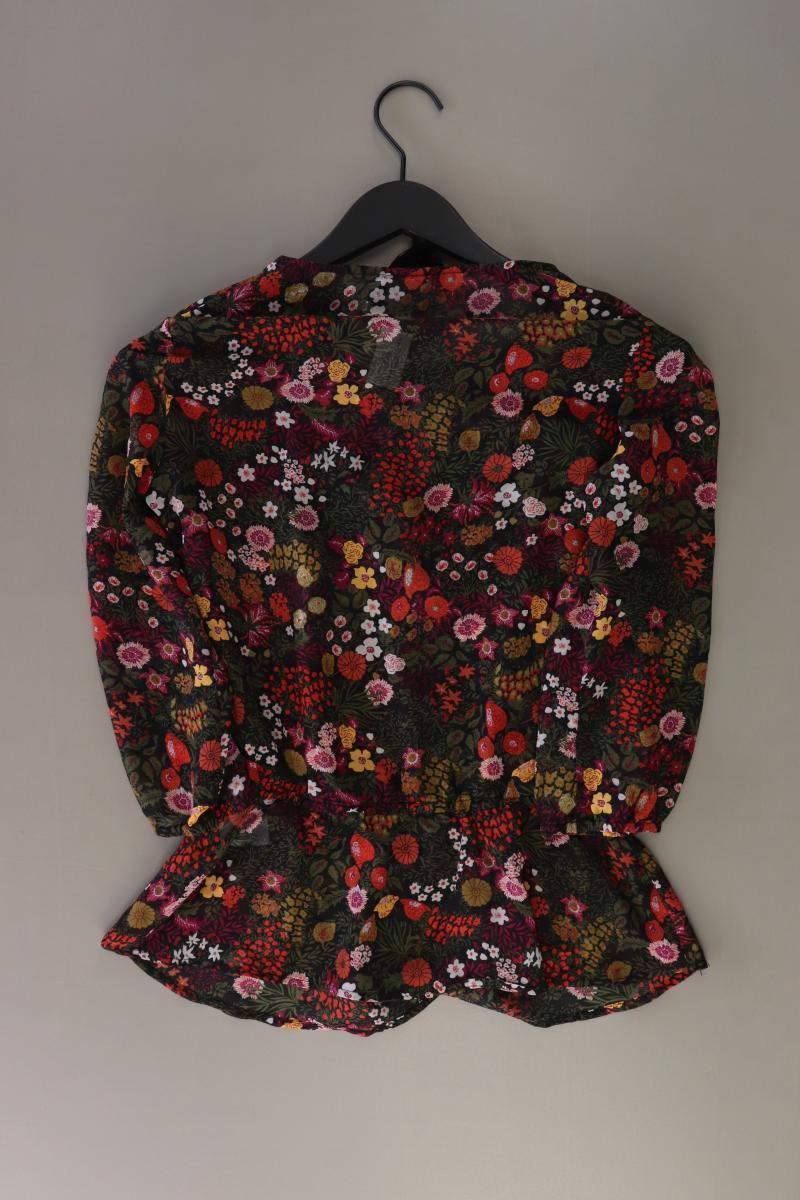 Vero Moda Bluse Gr. XS mit Blumenmuster 3/4 Ärmel mehrfarbig aus Polyester