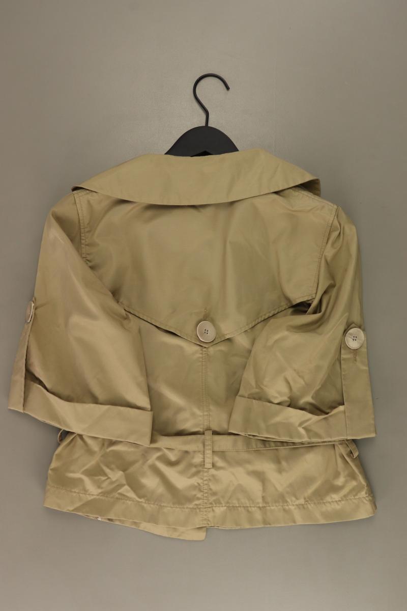 Apart Kurzjacke Gr. 36 mit Gürtel braun aus Baumwolle